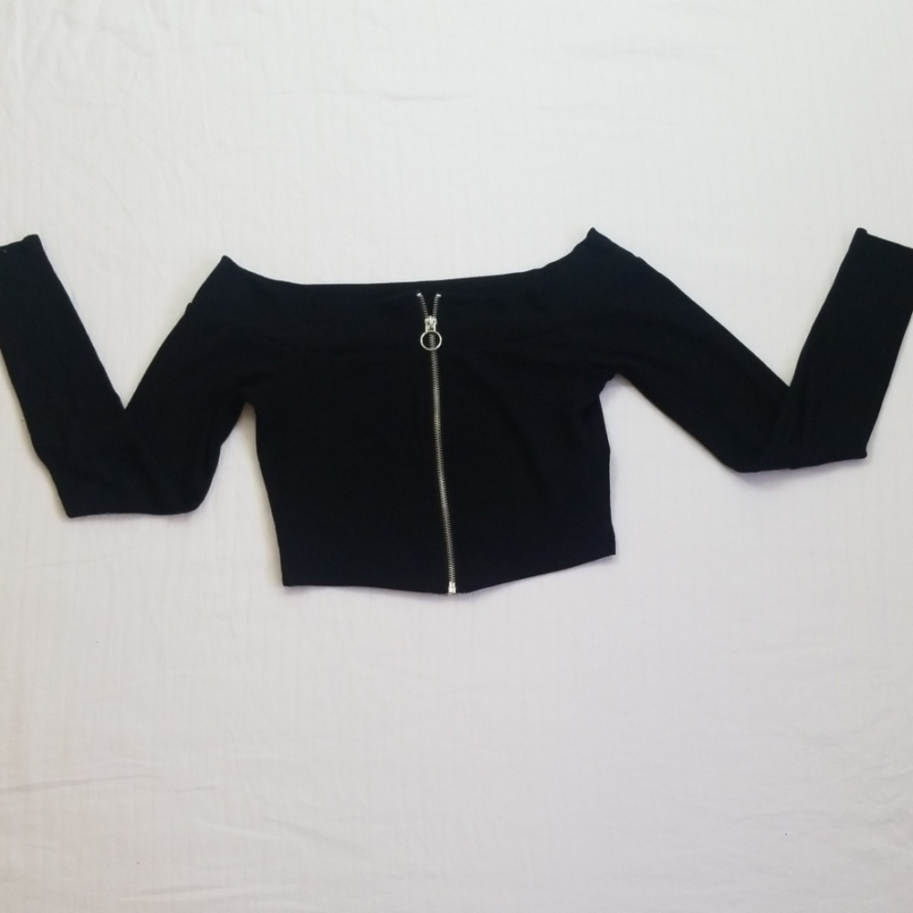 Forever 21 off shoulder crop top